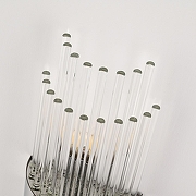 Накладной светильник Arte Milano Torcia 430122.140.2.E14.C1 CR цвет плафона/подвески Прозрачный, цвет арматуры Хром-8