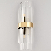 Накладной светильник Arte Milano Torcia 430122.140.2.E14.C1 GD цвет плафона/подвески Прозрачный, цвет арматуры Золото