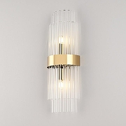 Накладной светильник Arte Milano Torcia 430122.140.2.E14.C1 GD цвет плафона/подвески Прозрачный, цвет арматуры Золото-1