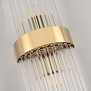 Накладной светильник Arte Milano Torcia 430122.140.2.E14.C1 GD цвет плафона/подвески Прозрачный, цвет арматуры Золото-5