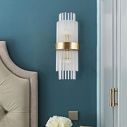 Накладной светильник Arte Milano Torcia 430122.140.2.E14.C1 GD цвет плафона/подвески Прозрачный, цвет арматуры Золото-9