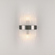 Накладной светильник Arte Milano Torcia 430122.180.2.E14.A1 BK цвет плафона/подвески Прозрачный, цвет арматуры Черный-3