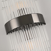 Накладной светильник Arte Milano Torcia 430122.180.2.E14.A1 BK цвет плафона/подвески Прозрачный, цвет арматуры Черный-5