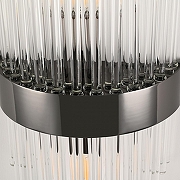 Накладной светильник Arte Milano Torcia 430122.180.2.E14.A1 BK цвет плафона/подвески Прозрачный, цвет арматуры Черный-6