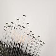 Накладной светильник Arte Milano Torcia 430122.180.2.E14.A1 BK цвет плафона/подвески Прозрачный, цвет арматуры Черный-8