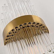 Накладной светильник Arte Milano Torcia 430122.180.2.E14.A1 BS цвет плафона/подвески Прозрачный, цвет арматуры Латунь-4