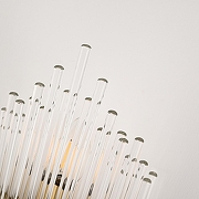 Накладной светильник Arte Milano Torcia 430122.180.2.E14.A1 BS цвет плафона/подвески Прозрачный, цвет арматуры Латунь-7