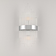 Накладной светильник Arte Milano Torcia 430122.180.2.E14.A1 CR цвет плафона/подвески Прозрачный, цвет арматуры Хром-3