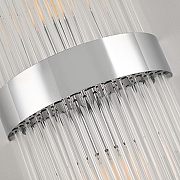 Накладной светильник Arte Milano Torcia 430122.180.2.E14.A1 CR цвет плафона/подвески Прозрачный, цвет арматуры Хром-5