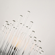 Накладной светильник Arte Milano Torcia 430122.180.2.E14.A1 CR цвет плафона/подвески Прозрачный, цвет арматуры Хром-7