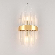 Накладной светильник Arte Milano Torcia 430122.180.2.E14.A1 GD цвет плафона/подвески Прозрачный, цвет арматуры Золото-3