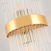 Накладной светильник Arte Milano Torcia 430122.180.2.E14.A1 GD цвет плафона/подвески Прозрачный, цвет арматуры Золото-5