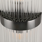 Накладной светильник Arte Milano Torcia 430122.180.2.E14.B1 BK цвет плафона/подвески Прозрачный, цвет арматуры Черный-6