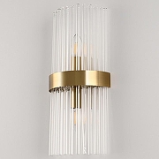 Накладной светильник Arte Milano Torcia 430122.180.2.E14.B1 BS цвет плафона/подвески Прозрачный, цвет арматуры Латунь