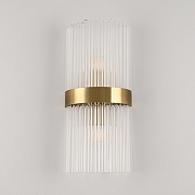 Накладной светильник Arte Milano Torcia 430122.180.2.E14.B1 BS цвет плафона/подвески Прозрачный, цвет арматуры Латунь-3