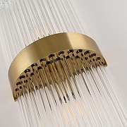 Накладной светильник Arte Milano Torcia 430122.180.2.E14.B1 BS цвет плафона/подвески Прозрачный, цвет арматуры Латунь-4