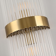 Накладной светильник Arte Milano Torcia 430122.180.2.E14.B1 BS цвет плафона/подвески Прозрачный, цвет арматуры Латунь-5