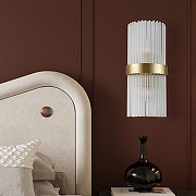 Накладной светильник Arte Milano Torcia 430122.180.2.E14.B1 BS цвет плафона/подвески Прозрачный, цвет арматуры Латунь-9