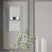 Накладной светильник Arte Milano Torcia 430122.180.2.E14.B1 CR цвет плафона/подвески Прозрачный, цвет арматуры Хром-9