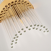 Накладной светильник Arte Milano Torcia 430122.180.2.E14.B1 GD цвет плафона/подвески Прозрачный, цвет арматуры Золото-8