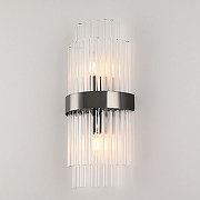 Накладной светильник Arte Milano Torcia 430122.180.2.E14.C1 BK цвет плафона/подвески Прозрачный, цвет арматуры Черный-1