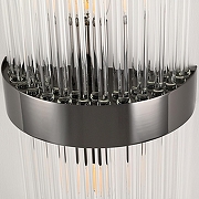 Накладной светильник Arte Milano Torcia 430122.180.2.E14.C1 BK цвет плафона/подвески Прозрачный, цвет арматуры Черный-6