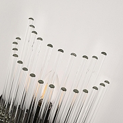 Накладной светильник Arte Milano Torcia 430122.180.2.E14.C1 BK цвет плафона/подвески Прозрачный, цвет арматуры Черный-8