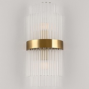 Накладной светильник Arte Milano Torcia 430122.180.2.E14.C1 BS цвет плафона/подвески Прозрачный, цвет арматуры Латунь