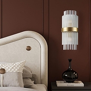 Накладной светильник Arte Milano Torcia 430122.180.2.E14.C1 BS цвет плафона/подвески Прозрачный, цвет арматуры Латунь-9