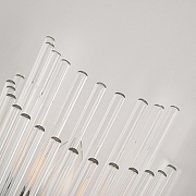 Накладной светильник Arte Milano Torcia 430122.180.2.E14.C1 CR цвет плафона/подвески Прозрачный, цвет арматуры Хром-7