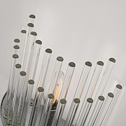 Накладной светильник Arte Milano Torcia 430122.180.2.E14.C1 CR цвет плафона/подвески Прозрачный, цвет арматуры Хром-8