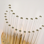 Накладной светильник Arte Milano Torcia 430122.180.2.E14.C1 GD цвет плафона/подвески Прозрачный, цвет арматуры Золото-8