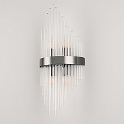 Накладной светильник Arte Milano Torcia 430122.250.4.E14.A1 BK цвет плафона/подвески Прозрачный, цвет арматуры Черный