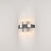 Накладной светильник Arte Milano Torcia 430122.250.4.E14.A1 BK цвет плафона/подвески Прозрачный, цвет арматуры Черный-1