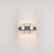 Накладной светильник Arte Milano Torcia 430122.250.4.E14.A1 BK цвет плафона/подвески Прозрачный, цвет арматуры Черный-2