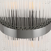 Накладной светильник Arte Milano Torcia 430122.250.4.E14.A1 BK цвет плафона/подвески Прозрачный, цвет арматуры Черный-5