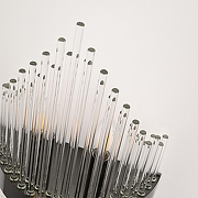 Накладной светильник Arte Milano Torcia 430122.250.4.E14.A1 BK цвет плафона/подвески Прозрачный, цвет арматуры Черный-7