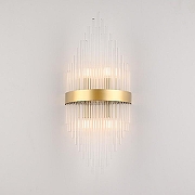 Накладной светильник Arte Milano Torcia 430122.250.4.E14.A1 BS цвет плафона/подвески Прозрачный, цвет арматуры Латунь-2