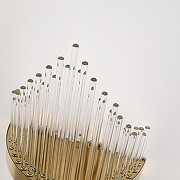 Накладной светильник Arte Milano Torcia 430122.250.4.E14.A1 BS цвет плафона/подвески Прозрачный, цвет арматуры Латунь-8