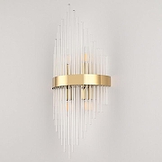 Накладной светильник Arte Milano Torcia 430122.250.4.E14.A1 GD цвет плафона/подвески Прозрачный, цвет арматуры Золото