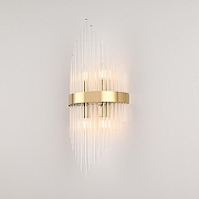 Накладной светильник Arte Milano Torcia 430122.250.4.E14.A1 GD цвет плафона/подвески Прозрачный, цвет арматуры Золото-1