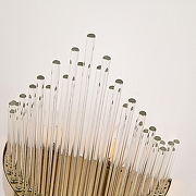 Накладной светильник Arte Milano Torcia 430122.250.4.E14.A1 GD цвет плафона/подвески Прозрачный, цвет арматуры Золото-8