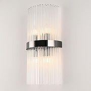 Накладной светильник Arte Milano Torcia 430122.250.4.E14.B1 BK цвет плафона/подвески Прозрачный, цвет арматуры Черный-1