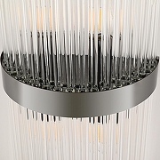 Накладной светильник Arte Milano Torcia 430122.250.4.E14.B1 BK цвет плафона/подвески Прозрачный, цвет арматуры Черный-6