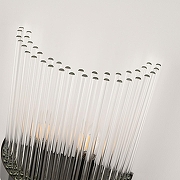 Накладной светильник Arte Milano Torcia 430122.250.4.E14.B1 BK цвет плафона/подвески Прозрачный, цвет арматуры Черный-8