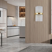 Накладной светильник Arte Milano Torcia 430122.250.4.E14.B1 GD цвет плафона/подвески Прозрачный, цвет арматуры Золото-9