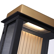 Накладной светильник Favourite Glow 4302-1W цвет плафона/подвески Прозрачный, цвет арматуры Латунь, Черный-3