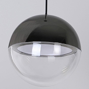 Подвесной светильник Favourite Luna 4369-1P цвет плафона/подвески Прозрачный, Хром, цвет арматуры Черный