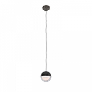 Подвесной светильник Favourite Luna 4369-1P цвет плафона/подвески Прозрачный, Хром, цвет арматуры Черный-2