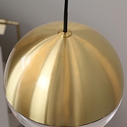 Подвесной светильник Favourite Luna 4370-1P цвет плафона/подвески Белый, Золото, Прозрачный, цвет арматуры Золото, Черный-5